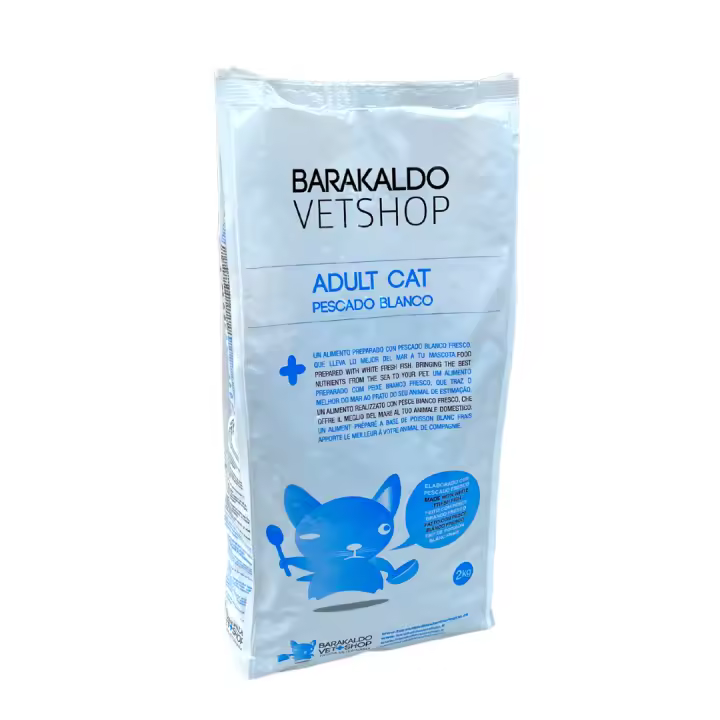 Alimento Adult Cat Pescado Blanco | Protege al sistema inmunológico y ayuda a desarrollar la salud cardiovascular y el sistema nervioso del gato | Varios formatos | BARAKALDO VET+SHOP - 1