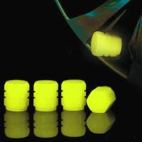 Luminous Valve Caps Para Coche Y Motocicleta ABS Fluorescentes Noches Decorativas Protección De Tornillos De Rueda Accesorios De Coche Universal - details 3