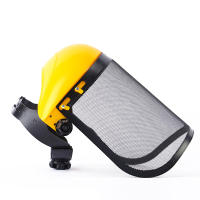Casco De Seguridad Para Jardín Con Máscara Protectora De Red Completa Para Trimmer De Grama Protección Forestal Y Madera - details 6
