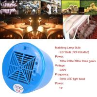 Lámpara De Calor Para Ponedero 220V Luz Cálida Herramienta Agrícola Para Animales De Granja Control De Temperatura Incluido Para Pollo Cerdo Pato Pato Y Otros Animales Domésticos - details 6