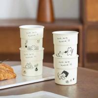 Taza De Café 225ml Con Diseño De Gatos Lindos Y Sencillos Taza De Leche De Avena Para Desayuno O Oficina Regalo Ecológico De Porcelana Blanca - details 3