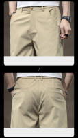 Pantalones Casuales Para Hombre Primavera Verano Mallas De Hielo Delgados Secado Rápido Estilo Clásico Trousers Moda Masculina - details 16