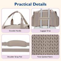 Gran oferta de bolso de mano para pañales de bebé, de gran capacidad, para viaje, para hospital, con chupete. - details 2