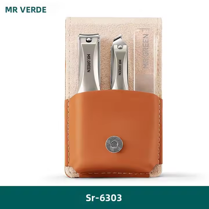 Set De Manicura Y Pedicura MR.GREEN Herramientas De Acero Inoxidable Escalpelo Portátil Para Viajes Kit De Uñas Y Pies - 1