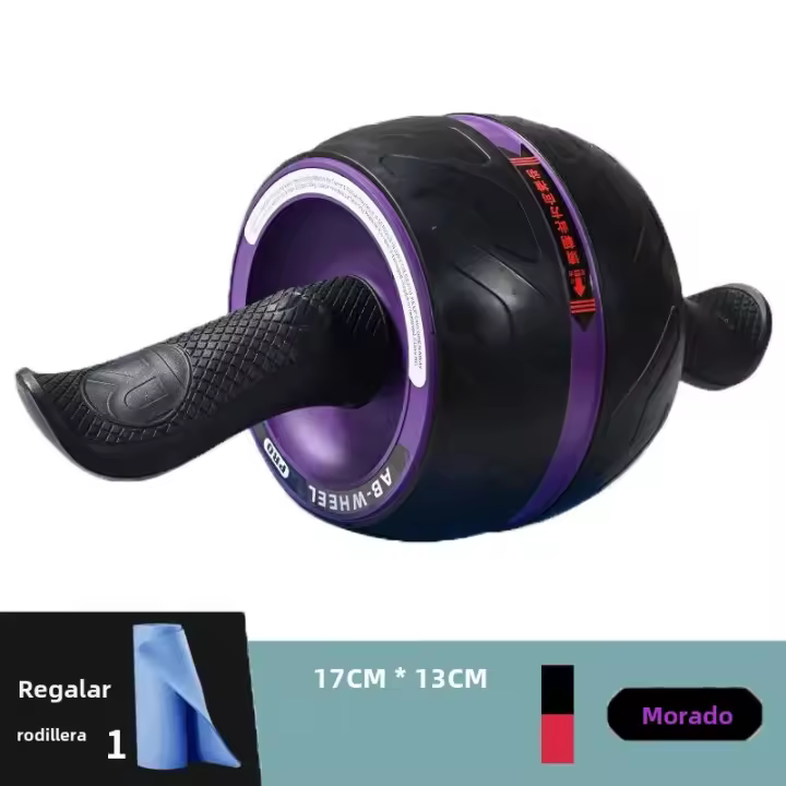 Entrenador De Músculos Abdominales Silencioso Rueda De Abdominal Equipo De Gimnasio Y Fitness Para Entrenamiento En Casa - 1