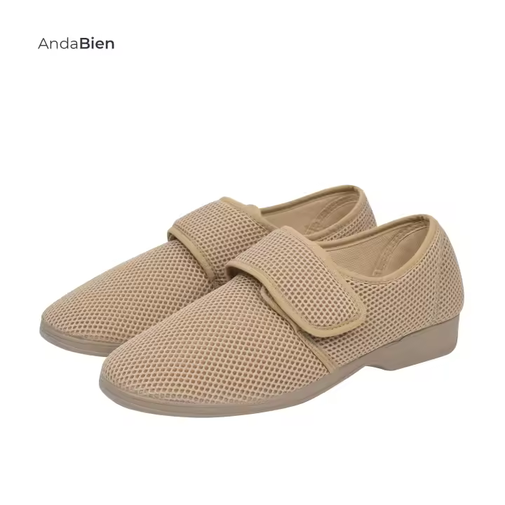 Zapatillas de Casa Hombre Verano Primavera, Zapatos Cómodas Rejilla Cuña Punta Cerrada Multicolor, Suela Caucho Talla 39-46 Fabricado en España - 1