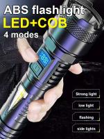 Linterna LED Recargable Portátil De 1500W Con Batería Integrada Impermeable Luz De Torcha Alta Potencia Para Exteriores - details 0