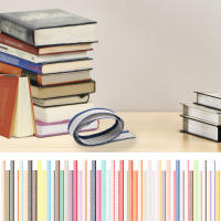 Kit De Fijación De Libros Con Diademas De Cabeza De 24 Colores 11.8 Pulgadas Suministros De Encuadernación Para Diferentes Libros - details 2