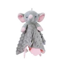 Toalla calmante para bebés con diseño de animales de dibujos animados, de silicona, masticable y suave. MOV,La toalla de confort para bebés puede ser importada, muñeca, bebé, dormir, juguete de mano de peluche - details 1