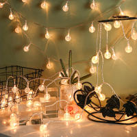Cadena De Luces LED 3M Cristal De Bola Para Jardín Camping Decoraciones De Ramadan Instalación Autónoma Forma De Bola - details 7