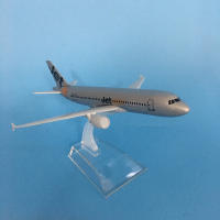 Modelo De Avión Jetstar Airways Airbus A320 JASON TUTU 16cm Escala 1/400 Metal Sin Batería Para Mayores De 14 Años - details 3