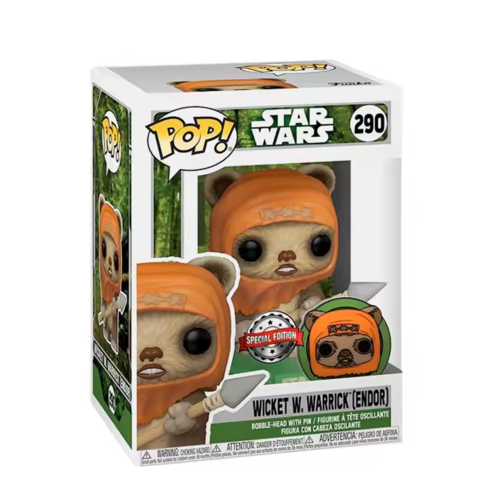 Funko Pop Star Wars Edición Especial de Coleccionista - Wicket W. Warrick y Moroff - 1