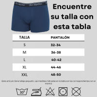 Don Algodon - Boxers Hombre Pack 12 Unidades | 6 Colores | Suaves y Transpirables | Coger una talla más - details 0