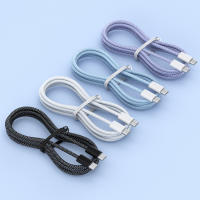 Nuevo cable de datos trenzado tipo C de 60 W y 240 W para carga rápida, compatible con iPhone 15 y 16. - details 1