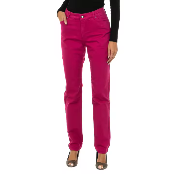 Armani-Pantalones Largos Tejanos de Tejido Elástico 6Y5J18-5D3IZ para Mujer - 1