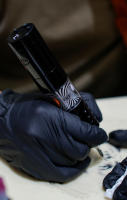 Kit De Máquina De Tatuaje Inalámbrica Con Motor Brushless Y Batería Recargable Diseño De Descompresión Pluma Rotativa De Aleación De Aluminio Para Tatuadores Profesionales - details 11
