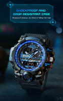 Reloj Deportivo De Estilo Militar G-Serie SANDA Para Hombres Resistente Al Choque Y Al Agua Con Pantalla Analógica Y Digital Relogios Electrónicos Para Hombre - details 13