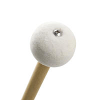 Palo De Batería De Madera Sólida Con Felpa Calidad Superior Accesorio De Percusión Para Timpani Y Batería De Marcha - details 4