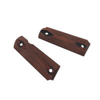 Pareja De Manijas De Madera Marrón Para Herramientas De Uso Doméstico Antideslizantes Con Escala Decorativa Accesorio De Reparación De Clásicos 1911 - details 3