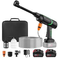 Limpiador de alta presión inalámbrico, pistola de agua pulverizada, máquina de limpieza de coche, 50bar pistola de agua pulverizada, para batería Makita de 21V, 2 Baterías 1 Cargador - details 0