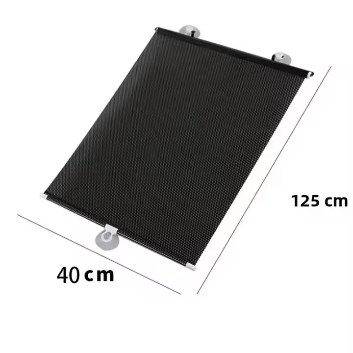 Cortina Telescópica De Sol Para Parabrisas Delantero Cubierta De Rollos Lateral Protección Contra El Calor Del Coche - 1