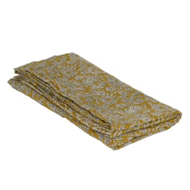 Pareo Toalla Beige Mostaza Algodón 90 x 180 cm - 1
