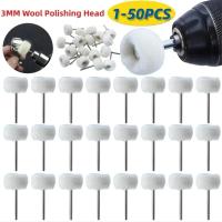 Cabeza De Limpieza De Lana Mini 5-50Pcs Con Rosca De 3mm Herramientas De Pulido Y Abrazaderas Para Broca Y Rotación Herramientas De Lijado Y Pulido De Metal - details 0