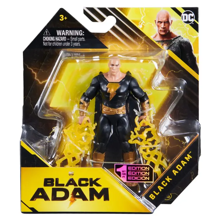 DC COMICS FIGURA BLACK ADAM PRIMERA EDICION SPIN MASTER BLACK ADAM FIGURA - 1