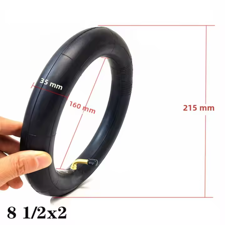 Tubo Interno De Patinete De 8.5 Pulgadas Con Válvula Recta Y Curvada Para XIAOMI/LENOV0 Accesorios De Patinete - 1