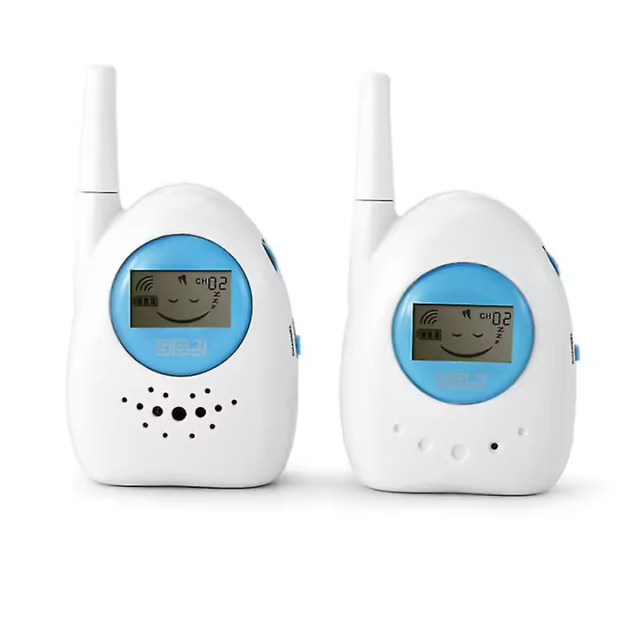 Wireless Audio Baby Monitor One-way Communication Max. 100m Transmission Range Crying Activated With Indicator Lights Battery Powered - 1