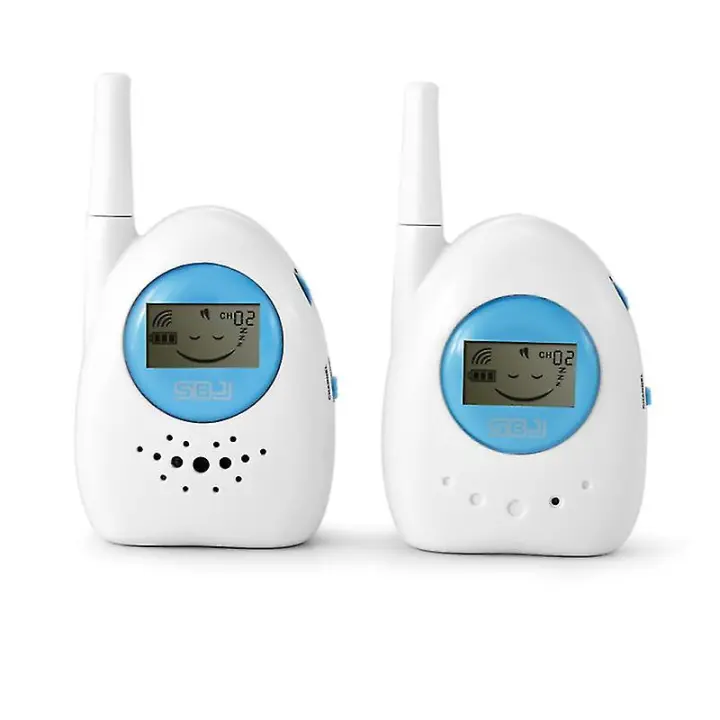 Wireless Audio Baby Monitor One-way Communication Max. 100m Transmission Range Crying Activated With Indicator Lights Battery Powered - 1