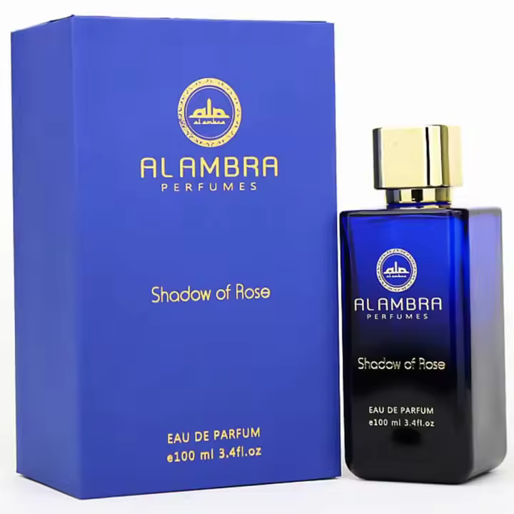 Perfume Árabe 100% Original Al Ambra Shadow of Rose EDP 100ml – Exclusividad y Lujo en una Fragancia Floral y Amaderada con Rosa de Damasco, Oud y Ámbar, Creada para Evocar Elegancia, Pasión y Sofisticación con una Estela Duradera y Seductora - 1