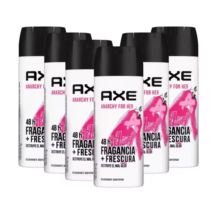Pack 6x150ml -  AXE Desodorante Mujer ANARCHY FOR HER Spray 48h - 1