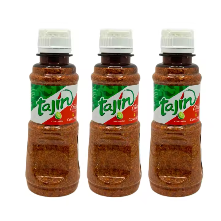3 Bottles de Tajin - Especias Mexicanas Clásicas - 142g de México - Sin Gluten - Vegano - 1