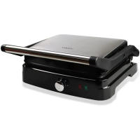 Parrila electrica, grill y plancha electrica, sandwichera con placas grill, 2000 W, apertura de 180º, cuerpo de acero inoxidante. Sokany - details 0