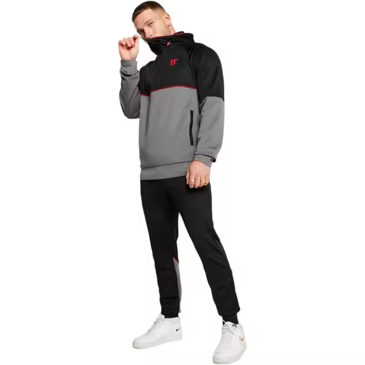 ELEVEN DEGREES CHANDAL HOMBRE. 11D1277-981 Negro/Gris. - 1