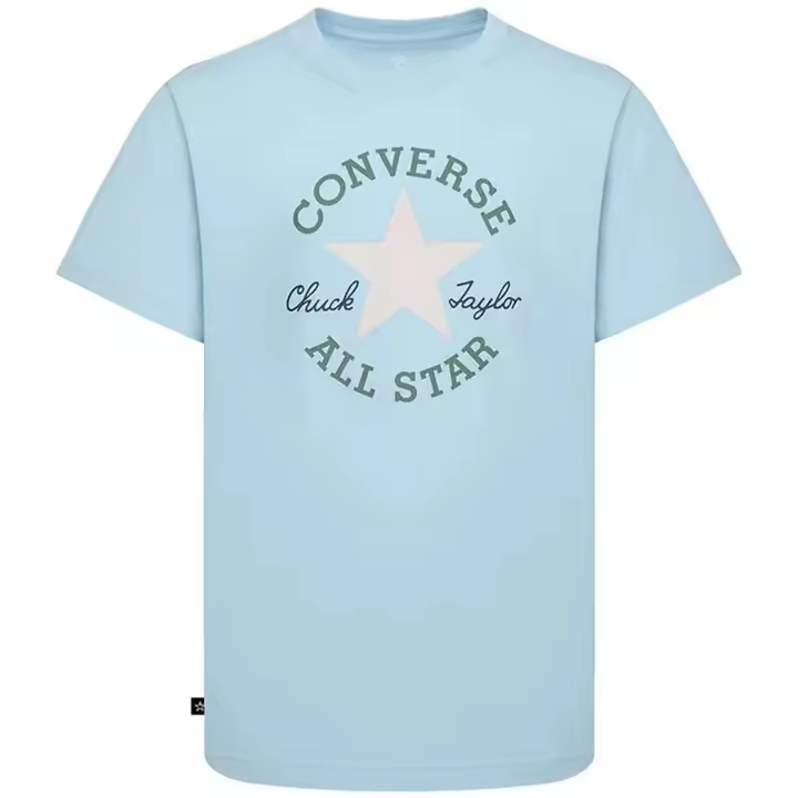 Camisetas marca Converse modelo 9Cf394-Bis para junior en color azul claro - 1