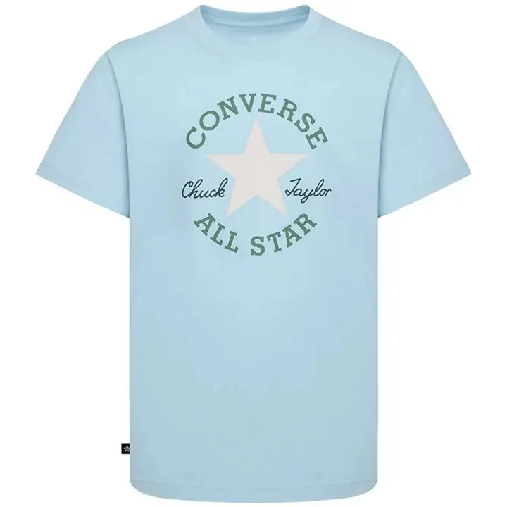 Camisetas marca Converse modelo 9Cf394-Bis para junior en color azul claro - 1
