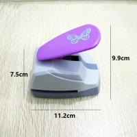 Pulverizador De Agujeros En Forma De Mariposa 3D Para Cartas De Saludo Y Scrapbooking Corte De Papel Máquina De Perforación Manual - details 1