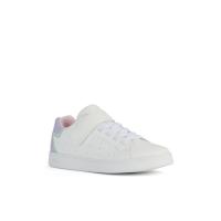 Zapatillas deportivas niña GEOX J36LRA C0761 SNEAKERS ELASTICO Y VELCRO WHITE-LILAC 31187 24V - details 0