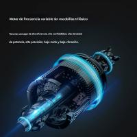Ventilador de Techo de 4 Aspas con Luz, ventilador de techo empotrado de Perfil Bajo Moderno Negro con montaje de CC reversible, regulable, 6 flujos de aire y 3 colores de Luz. Dormitorio, interior/exterior. - details 1