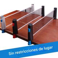 Red de ping pong, Red de Tenis de Mesa retrácthil Ping Pang Red de Tenis de Mesa ajustable portátil para interiores y exteriores, Gris - details 2