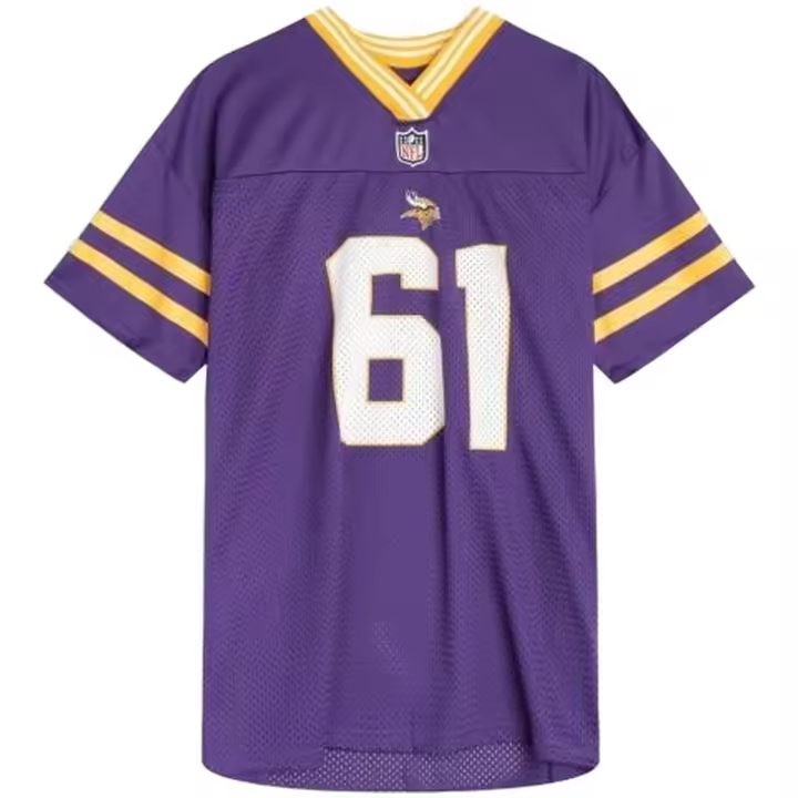 Camiseta de Manga Corta New Era Nfl Vikings para hombre en color morado - 1