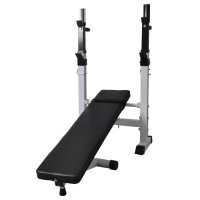 vidaXL Banco de entrenamiento de fitness y musculación recto - details 3