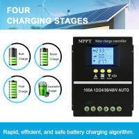 Controlador De Carga Solar MPPT Y&H Con LCD Y Salida USB Doble Para Baterías De Ácido Plomo Y Litio 12V 24V 36V 48V - details 6