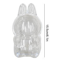 Cubierta Protectora Transparente Para Muñecos Y Juguetes De Labubu Caja De Almacenamiento Para Muñecos De Princesa Tamaño 18x13cm/7.02x5.07in Y 15.5x9.2cm/6.05x3.59in - details 14