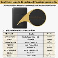 Funda Protectora Universal Para Lectora De Libros Electrónicos De 6 Pulgadas Con Correa En Mano Cubierta De Cuero Totalmente Protectora Para Kindle 10/11th Paperwhite 1/2/3/4 - details 5