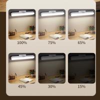 Lámpara De Escritorio Recargable Con Luz Magnética USB Iluminación Nocturna Para Dormitorio Y Estudio Control Dimmer Incluido - details 1