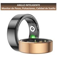 LoLek Anillo Inteligente para deportes, control calidad de sueño, control de pulsaciones, podómetro, resistente al agua IP68 - details 0