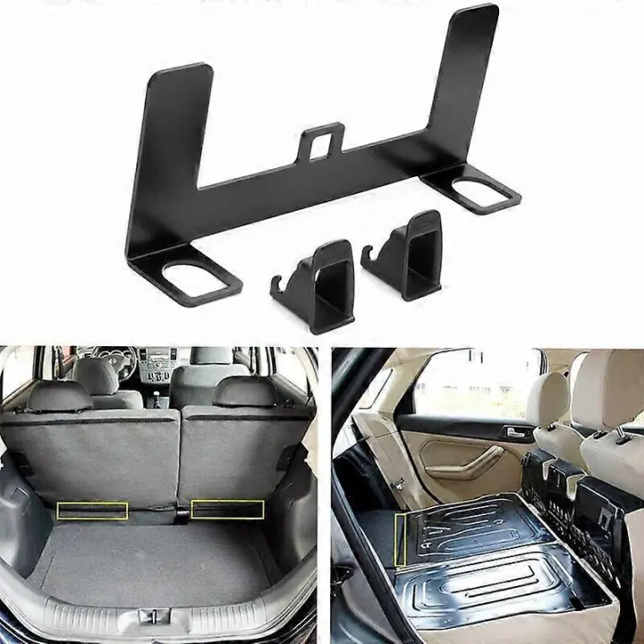 Universal Car Child Seat Restraint Anchor Mounting Kit for Isofix Belt Connector, Black - 1
